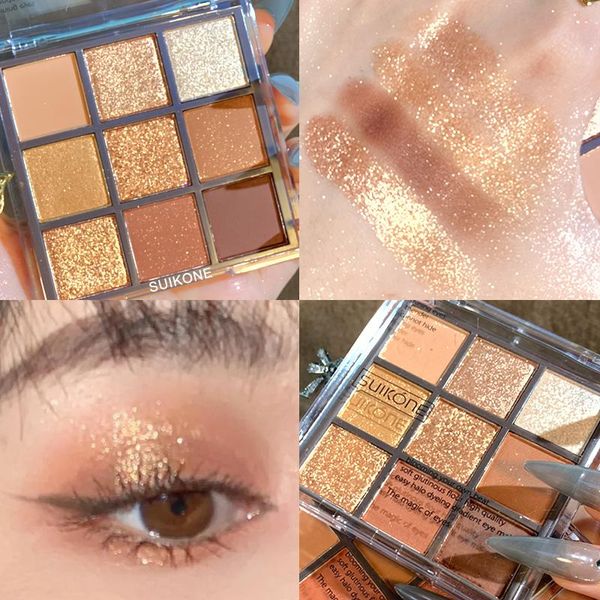 eye shadow 9 color eyeshadow palette matte natural glitter shiny bright waterproof earth tone daily long lasting makeup cosmetic tslm
eye shadow 9 color eyeshadow palette matte natural glitter shiny bright waterproof earth tone daily long lasting makeup cosmetic tslm