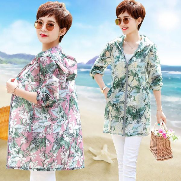 women's jackets women 2021 summer coat fashion print thin hooded overcoat middle aged mother casual windbreaker sun protection n34, Black;brown
women's jackets women 2021 summer coat fashion print thin hooded overcoat middle aged mother casual windbreaker sun protection n34, Black;brown