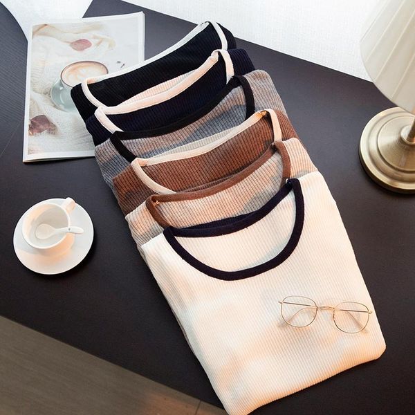 women's sweaters 2021 women korean style winter slim white pull knitwear casual long sleeve autumn knitted sweater pullover, White;black
women's sweaters 2021 women korean style winter slim white pull knitwear casual long sleeve autumn knitted sweater pullover, White;black
