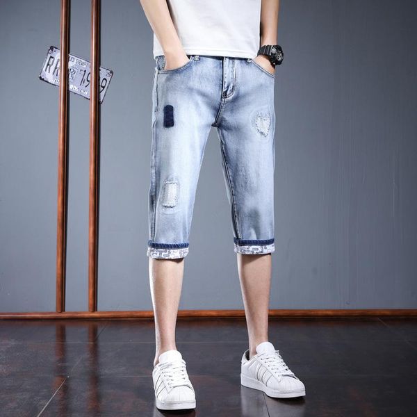 men's jeans 2021 summer korean version of the trendy brand casual comfortable&loose personality all-match, Blue
men's jeans 2021 summer korean version of the trendy brand casual comfortable&loose personality all-match, Blue