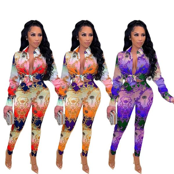women's two piece pants cutubly pencil sets printing trousers suits fashion bandage set long sleeve shirt female autumn clothing, White
women's two piece pants cutubly pencil sets printing trousers suits fashion bandage set long sleeve shirt female autumn clothing, White