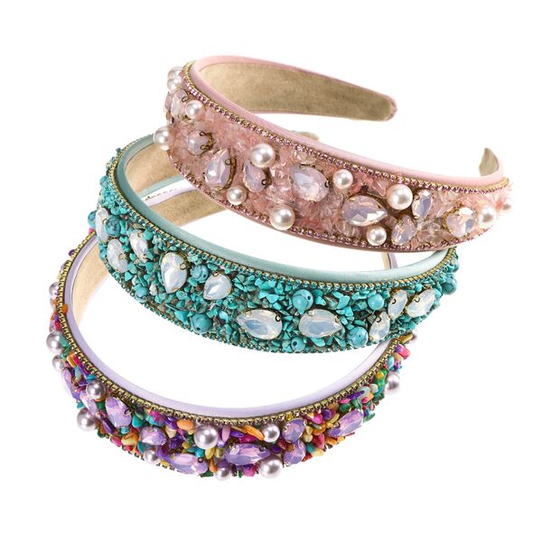 new imitation pearls rhinestone fashion hair hoop rainbow colors design headband luxurious hair accessories, Silver
new imitation pearls rhinestone fashion hair hoop rainbow colors design headband luxurious hair accessories, Silver
