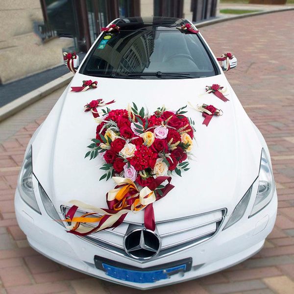 decorative flowers & wreaths modern wedding decoration artificial rose car ornaments roses romance
decorative flowers & wreaths modern wedding decoration artificial rose car ornaments roses romance
