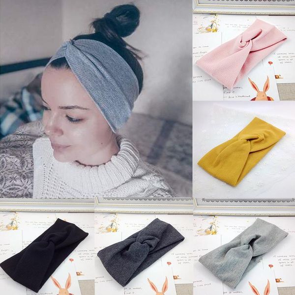 autumn winter women headband wide twist knitted girls hairband turban solid color female elastic knot headwrap hair accessories
autumn winter women headband wide twist knitted girls hairband turban solid color female elastic knot headwrap hair accessories
