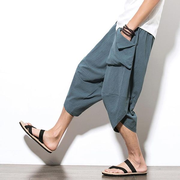men's pants harem male japan style loose wide leg men beach summer casual cotton solid calf-length big size 5xl, Black
men's pants harem male japan style loose wide leg men beach summer casual cotton solid calf-length big size 5xl, Black