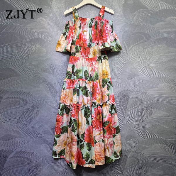 two piece dress runway fashion will see women designers off shoulder flower printing 100% cotton dress midi beach vacation dressed t1ug, White
two piece dress runway fashion will see women designers off shoulder flower printing 100% cotton dress midi beach vacation dressed t1ug, White