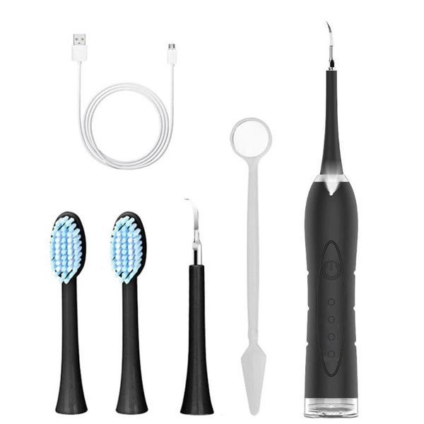 smart electric toothbrush ultrasonic dental scaler teethbrush tooth calculus remover cleaner stains tartar tool with 5 replaceable heads
smart electric toothbrush ultrasonic dental scaler teethbrush tooth calculus remover cleaner stains tartar tool with 5 replaceable heads