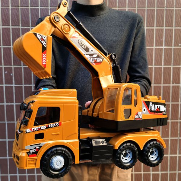 Big size engineering vehicle truck Die-cast Car Excavator crane mixer dump truck Model Toy music light for Kids sand game
Big size engineering vehicle truck Die-cast Car Excavator crane mixer dump truck Model Toy music light for Kids sand game