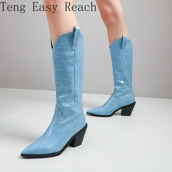 women fashion knee high boots suqare heel long slip on pointed toe western autumn winter ladies shoes 43, Black
women fashion knee high boots suqare heel long slip on pointed toe western autumn winter ladies shoes 43, Black