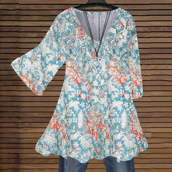 women's blouses & shirts 2021 autumn vintage chic women bohemian floral printed causal v-neck long sleeve pullover blusas mujer, White
women's blouses & shirts 2021 autumn vintage chic women bohemian floral printed causal v-neck long sleeve pullover blusas mujer, White