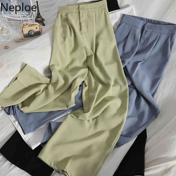 neploe elegant suit pantalon women spring elastic waist gentle casual trousers korean solid color all-match thin wide-leg pants 210422, Black;white
neploe elegant suit pantalon women spring elastic waist gentle casual trousers korean solid color all-match thin wide-leg pants 210422, Black;white