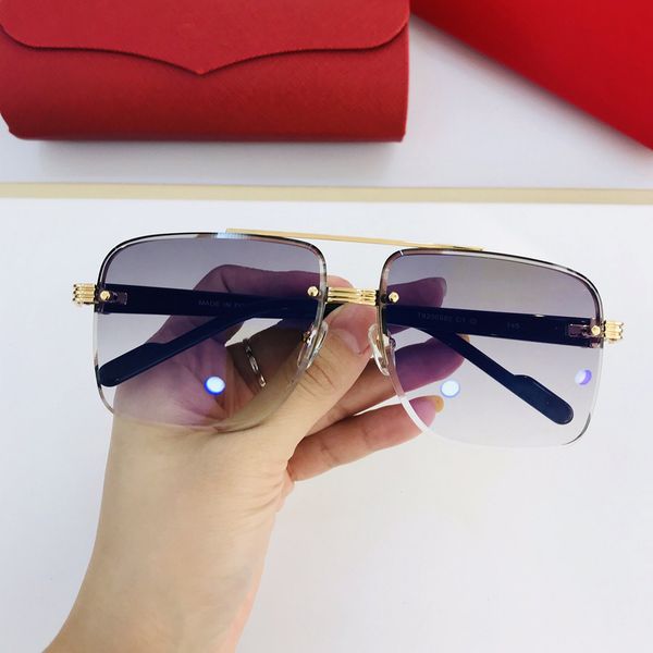 2021 new ca sunglasses fashion plate metal half frame women's sunglasses outdoor anti matching box, White;black 
2021 new ca sunglasses fashion plate metal half frame women's sunglasses outdoor anti matching box, White;black