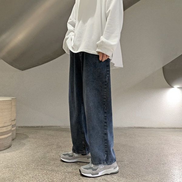 korean cotton wide-leg jeans mens fashion retro harajuku jeans men streetwear loose hip-hop straight denim trousers mens s-3xl, Blue
korean cotton wide-leg jeans mens fashion retro harajuku jeans men streetwear loose hip-hop straight denim trousers mens s-3xl, Blue