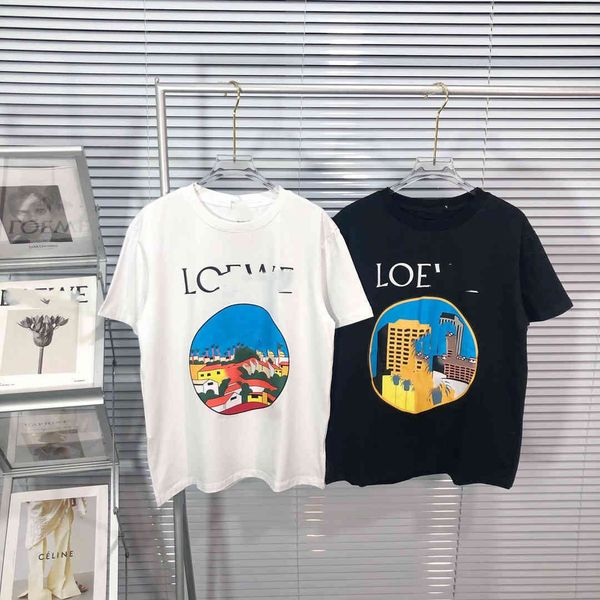 luxury design loe letter printed village short sleeve t-shirt for female summer couple round neck loose fitting pullover fashion a1, White
luxury design loe letter printed village short sleeve t-shirt for female summer couple round neck loose fitting pullover fashion a1, White
