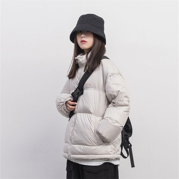 winter couple bread coat cotton jacket men and women solid color stand-up collar casual loose padded 211216, Black
winter couple bread coat cotton jacket men and women solid color stand-up collar casual loose padded 211216, Black