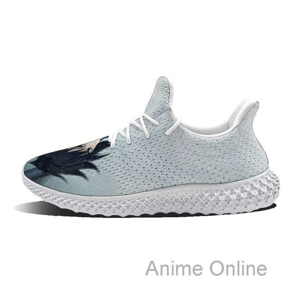 spring tomioka giyuu anime pattern outdoor jogging running shoes