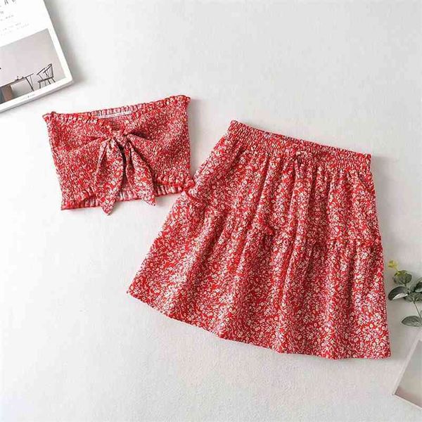 women skirts suits set fashion bow tanks and elastic waist a-line pleated summer sets for girls lady 210524, White
women skirts suits set fashion bow tanks and elastic waist a-line pleated summer sets for girls lady 210524, White