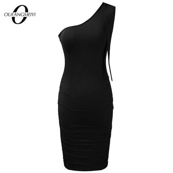 summer women one-shoulder sleeveless lady asymmetrical collar above-knee club sheath dress e103 casual dresses, Black;gray
summer women one-shoulder sleeveless lady asymmetrical collar above-knee club sheath dress e103 casual dresses, Black;gray
