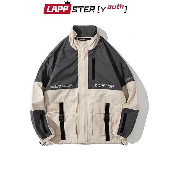 men patchwork streewear bomber jackets mens hip hop windbreaker male harajuku ribbons casual coats 210420, Black;brown
men patchwork streewear bomber jackets mens hip hop windbreaker male harajuku ribbons casual coats 210420, Black;brown