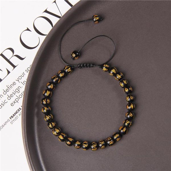 beaded, strands feng shui six word mantra prayer beads bracelet 6mm polished glass onyx beaded braided for women men lucky jewelry gift, Black
beaded, strands feng shui six word mantra prayer beads bracelet 6mm polished glass onyx beaded braided for women men lucky jewelry gift, Black