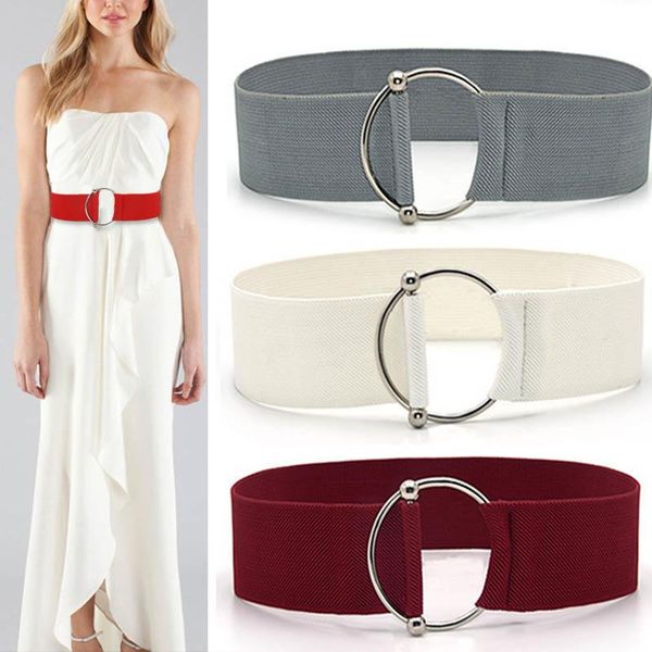 belts 2021 wide for women black simple waist elastic ladies band round buckle decoration coat sweater fashion dress belt, Black;brown
belts 2021 wide for women black simple waist elastic ladies band round buckle decoration coat sweater fashion dress belt, Black;brown