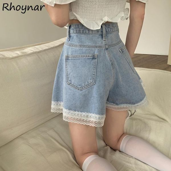 women's shorts women lace japanese style girlish wide-leg loose leisure denim streetwear chic all-match summer students trendy female, White;black
women's shorts women lace japanese style girlish wide-leg loose leisure denim streetwear chic all-match summer students trendy female, White;black
