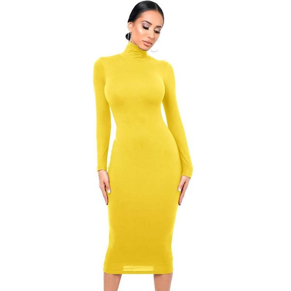 winter long sleeve bodycon dress for women turtleneck solid knee-length basic elastic party elegant midi robe hiver casual dresses, Black;gray
winter long sleeve bodycon dress for women turtleneck solid knee-length basic elastic party elegant midi robe hiver casual dresses, Black;gray