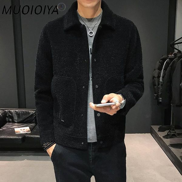 men's jackets men 2021 autumn winter fashion short woolen coats male slim thicken warm solid color pockets outerwear o70, Black;brown
men's jackets men 2021 autumn winter fashion short woolen coats male slim thicken warm solid color pockets outerwear o70, Black;brown