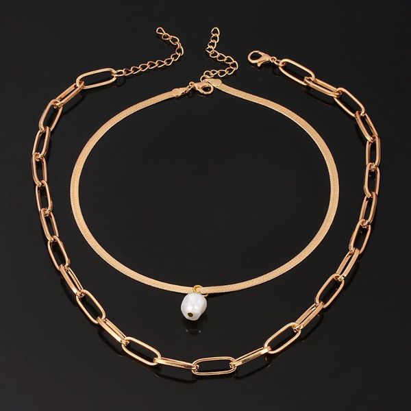 pendant necklaces 2pcs/set simple fashion women choker necklace gold silver color snake geometric chain jewelry gifts for female
pendant necklaces 2pcs/set simple fashion women choker necklace gold silver color snake geometric chain jewelry gifts for female