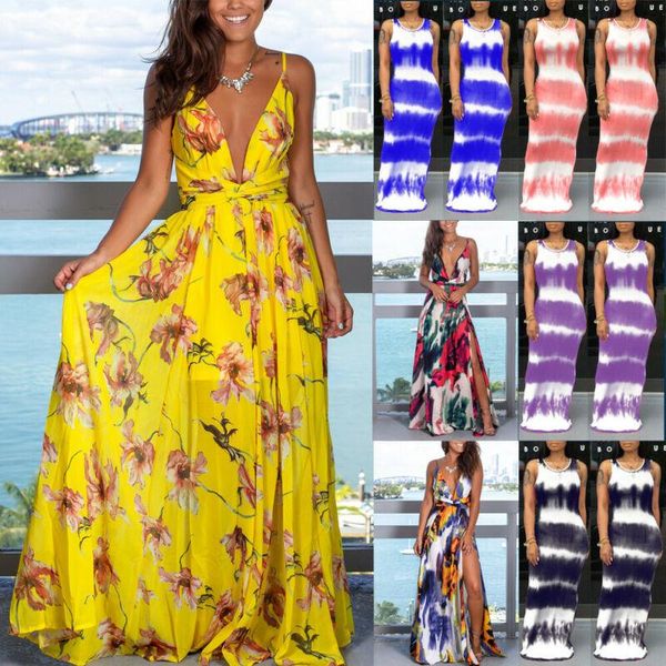 casual dresses women's sling floral long arrival summer boho v-neck sleeveless evening party beach maxi dress sundress, Black;gray
casual dresses women's sling floral long arrival summer boho v-neck sleeveless evening party beach maxi dress sundress, Black;gray