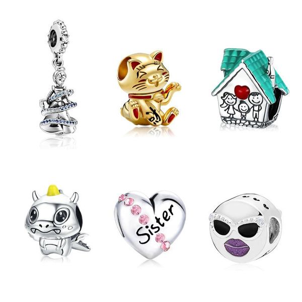 charms 925 sterling silver charm cartoon princess heart beads fit original bracelet women diy jewelry, Bronze;silver
charms 925 sterling silver charm cartoon princess heart beads fit original bracelet women diy jewelry, Bronze;silver