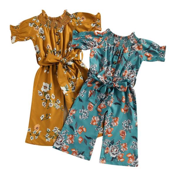 jumpsuits focusnorm 2-7y summer lovely kids girls jumpsuit flowers print short sleeve ruffles with bow belt, Blue
jumpsuits focusnorm 2-7y summer lovely kids girls jumpsuit flowers print short sleeve ruffles with bow belt, Blue