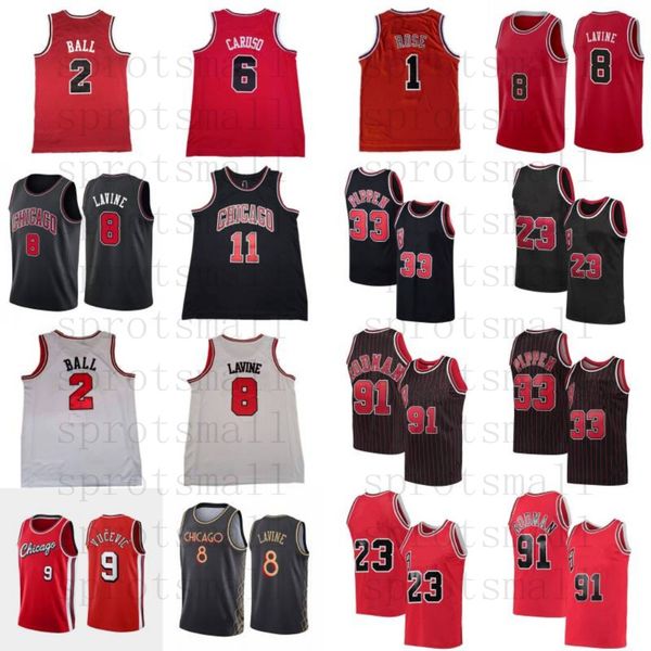 2 lonzo ball zach 8 lavine basketball jersey 6 alex caruso derrick 1 rose 11 demar derozan 9 vucevic mens 23 dennis 91 rodman scottie 33 pip, Black;red
2 lonzo ball zach 8 lavine basketball jersey 6 alex caruso derrick 1 rose 11 demar derozan 9 vucevic mens 23 dennis 91 rodman scottie 33 pip, Black;red