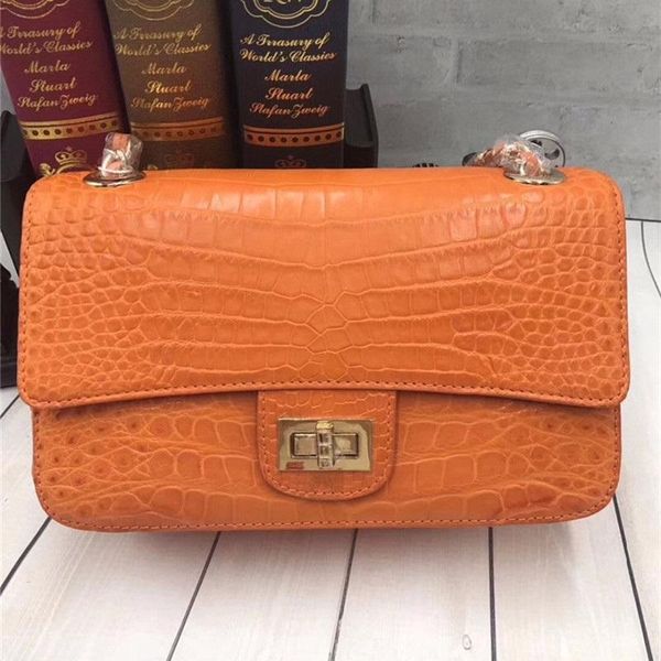 evening bags authentic crocodile belly skin women chic flap bag female single cross shoulder genuine alligator leather lady orange purse
evening bags authentic crocodile belly skin women chic flap bag female single cross shoulder genuine alligator leather lady orange purse