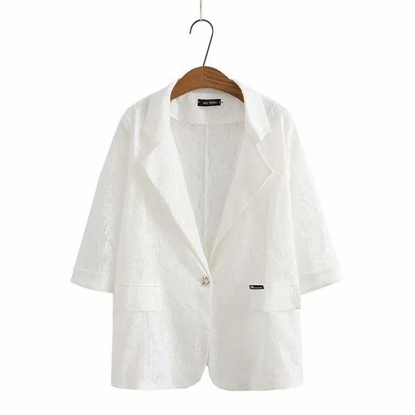plus size outerwear & coats 3xl-6xl women's white black v-neck autumn blazers ladies' hallow out half sleeve officewear
plus size outerwear & coats 3xl-6xl women's white black v-neck autumn blazers ladies' hallow out half sleeve officewear