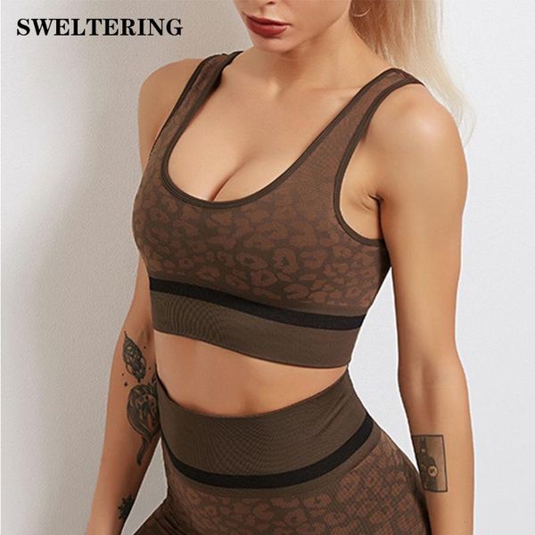 women high impact yoga bra strappy cropped leopard sports sportswear fitness gym tank running shirt outfit
women high impact yoga bra strappy cropped leopard sports sportswear fitness gym tank running shirt outfit