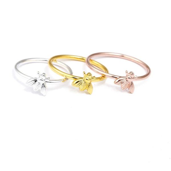cluster rings cute insect bee for women and girls anel masculino aneis rose gold, Golden;silver
cluster rings cute insect bee for women and girls anel masculino aneis rose gold, Golden;silver