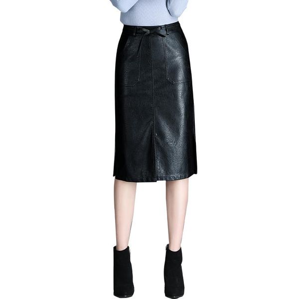 european woman skirts 2021 pu leather midi skirt pencil plus size high waist black wrap jupe femme
european woman skirts 2021 pu leather midi skirt pencil plus size high waist black wrap jupe femme