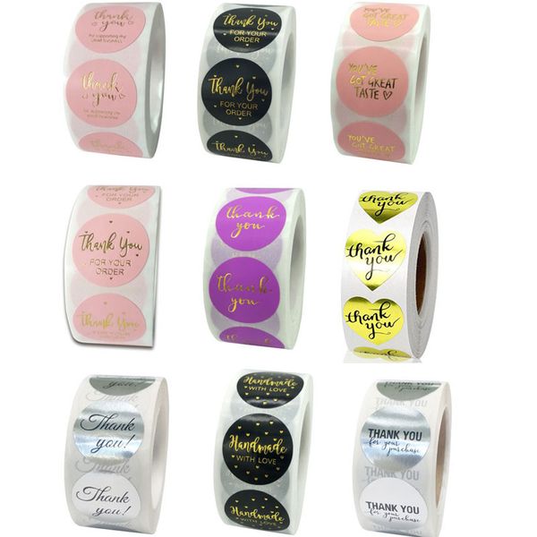500pcs roll 1inch thank you stickers diy gift decoration cake baking bag package box envelope label decor
500pcs roll 1inch thank you stickers diy gift decoration cake baking bag package box envelope label decor