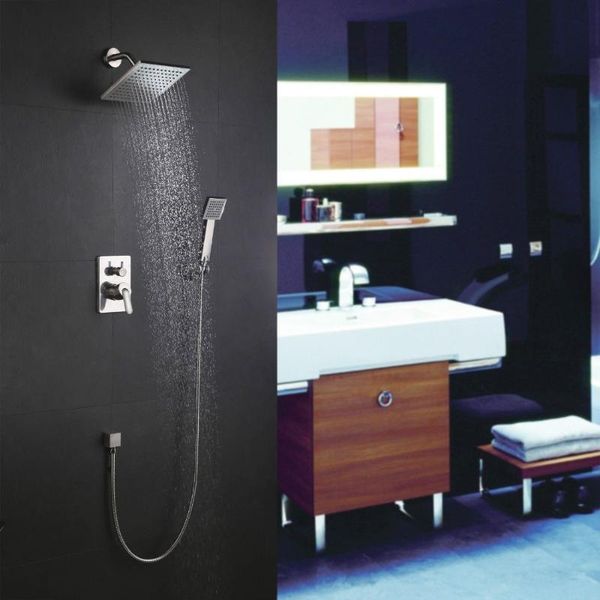 modern bathroom wall mount 2-function concealed brushed nickel shower set sets
modern bathroom wall mount 2-function concealed brushed nickel shower set sets