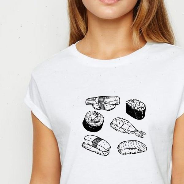avant women garde sushi t shirt ulzzang spring summer ropa mujer vintage streetwear white round neck shirts
avant women garde sushi t shirt ulzzang spring summer ropa mujer vintage streetwear white round neck shirts