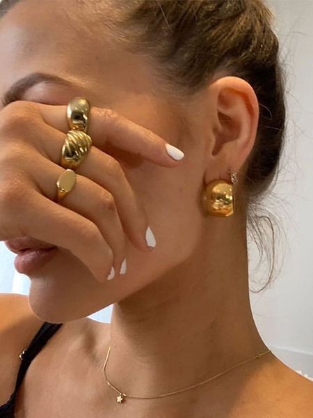 chunky thick gold huggie hoop earrings for women small wide hoops, Golden;silver
chunky thick gold huggie hoop earrings for women small wide hoops, Golden;silver