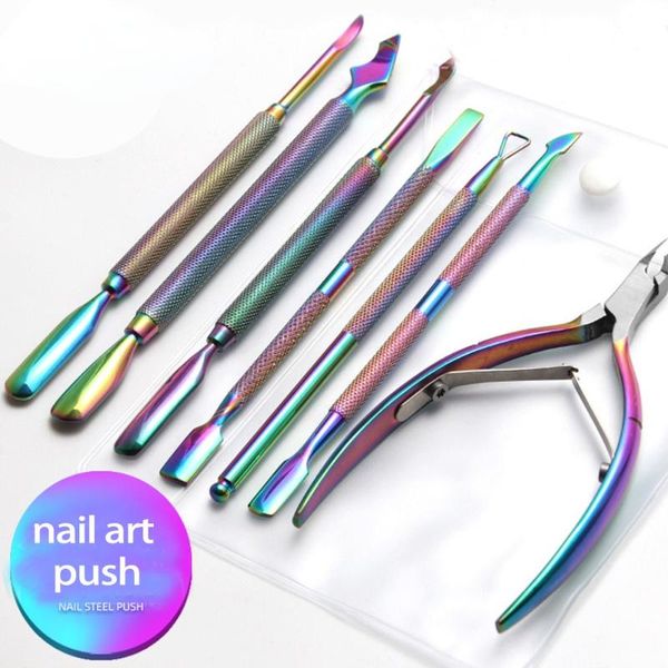 nail art kits rainbow dual-ended cuticle pusher spoon stainless steel dead skin push remover pedicure cleaner tools
nail art kits rainbow dual-ended cuticle pusher spoon stainless steel dead skin push remover pedicure cleaner tools