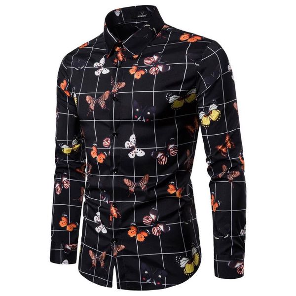 fashion men's casual 3d printing slim long sleeve dress shirt men vintage leisure pattern fit male shirts, White;black
fashion men's casual 3d printing slim long sleeve dress shirt men vintage leisure pattern fit male shirts, White;black