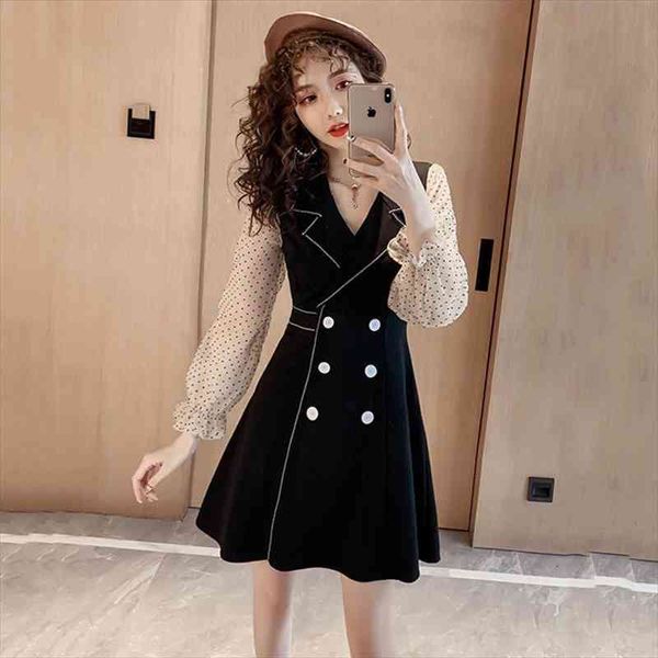 summer womens black mini dress fashion temperament wave point stitching dress party women gd427, Black;gray
summer womens black mini dress fashion temperament wave point stitching dress party women gd427, Black;gray