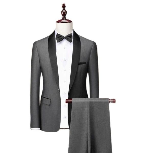men's suits & blazers suit men brand homme mariage tuxedo coat pant male clothes regular slim fit business royal wedding smoking jacket, White;black
men's suits & blazers suit men brand homme mariage tuxedo coat pant male clothes regular slim fit business royal wedding smoking jacket, White;black