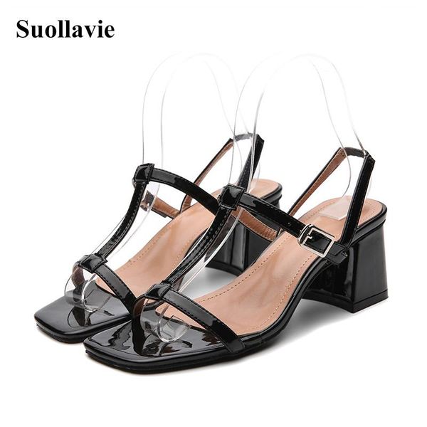 women gladiator sandals square heel shoes pumps fashion summer concise open toe female thick leisure size 35-40, Black
women gladiator sandals square heel shoes pumps fashion summer concise open toe female thick leisure size 35-40, Black