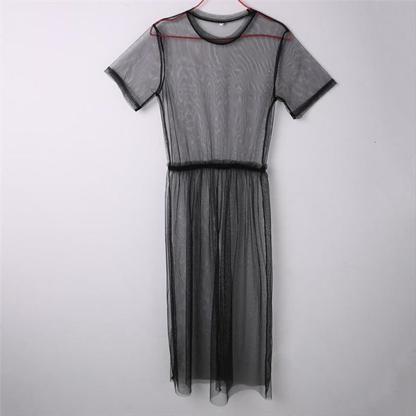 summer style see womens dress through mesh long maxi solid short sleeve round neck clubwear sundresses cover, Black;gray
summer style see womens dress through mesh long maxi solid short sleeve round neck clubwear sundresses cover, Black;gray