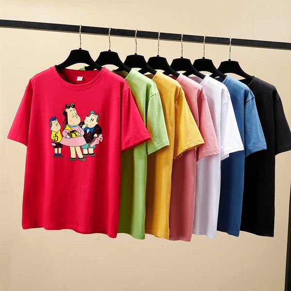 plus size -4xl 100% cotton t-shirts summer fashion cartoon print girl t shirt for women 210706, White
plus size -4xl 100% cotton t-shirts summer fashion cartoon print girl t shirt for women 210706, White