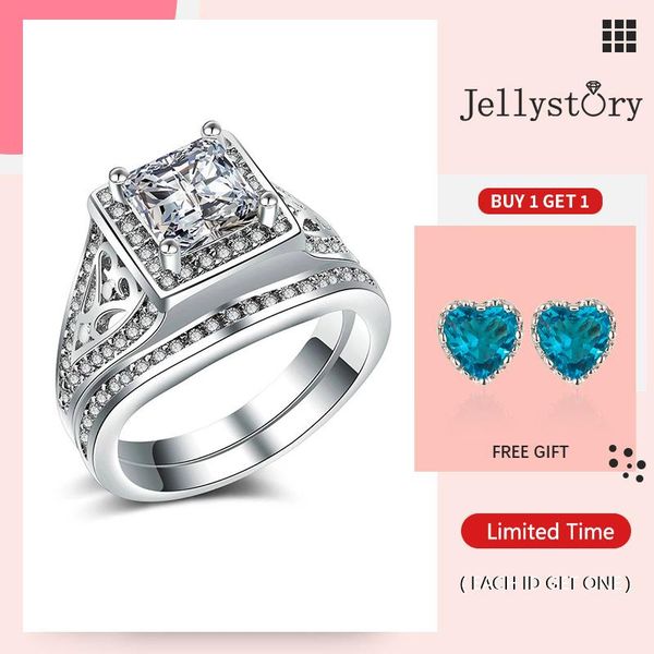 cluster rings jellystory classic silver 925 ring jewellery with 7.5mm square shape zircon gemstone for women men wedding party gift gold col, Golden;silver
cluster rings jellystory classic silver 925 ring jewellery with 7.5mm square shape zircon gemstone for women men wedding party gift gold col, Golden;silver